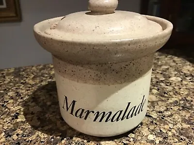 Buy Brailsford Studio Pottery Stoneware Marmalade Jar With Lid By John Hermansen. • 20.74£