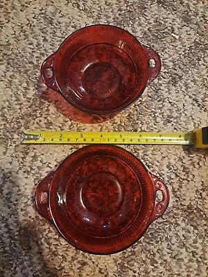 Buy Vintage Anchor Hocking Royal Ruby Red Glassware Bowl,  Nice Condition! • 10.50£