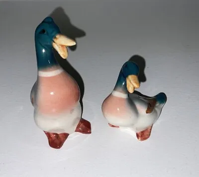 Buy Beswick Mallard Ducks-vintage Set Of Two-4 & 3 Inch High Happy Ducks • 10£
