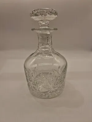 Buy Super Star Of Edinburgh Crystal Decanter 22cm Tall. Excellent Condition. • 30£
