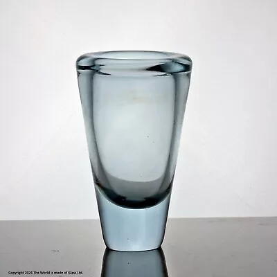 Buy Per Lutken For Holmegaard, Mouth-blown Thule Glass Vase • 35£