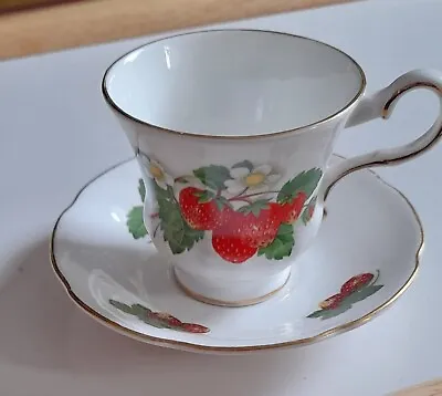 Buy Royal Grafton Strawberry Cup And Saucer • 5£