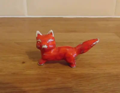 Buy Lovely Vintage Art Pottery Red Fox Figure • 12£