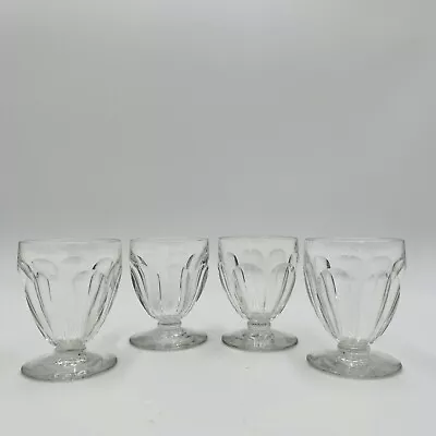 Buy BACCARAT France Crystal Tallyrand White Wine 3 3/8” Set 4 Pieces Cordial Glasses • 266.90£