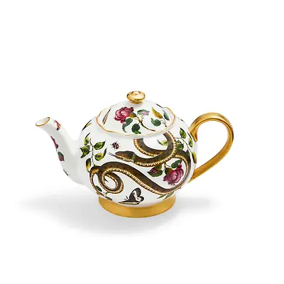 Buy Spode Creatures Of Curiosity Snake Teapot With Fine China And 22ct Gold Material • 84£
