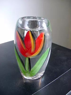 Buy Kosta Boda Glass  ULRICA HYDMAN VALLIEN – Hand-Painted Candlestick Candle Holder • 18.99£