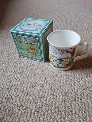 Buy Royal Doulton Disney Collectable Rare Cup Winnie The Pooh Box Mug Getting Thin • 20£
