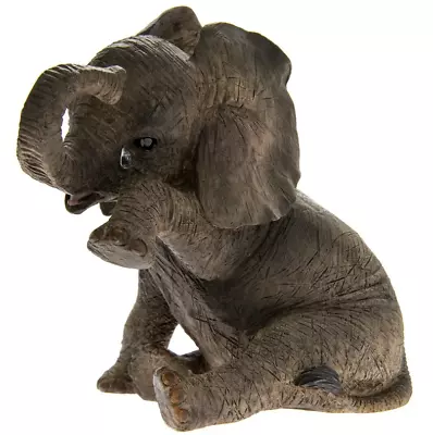 Buy Missing You Elephant Statue African Elephant With Tear Drop Ornament Figurine  • 13.99£