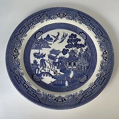 Buy One (1) Churchill  England Willow Blue Dinner Plate  10.25 In. MINT • 7.58£
