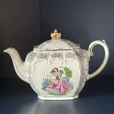 Buy Sadler Miss Dainty Cube Teapot • 19.99£