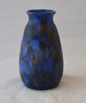 Buy Art Deco Clews Chameleon Ware Vase, Blue, Mottled Glaze • 9.99£
