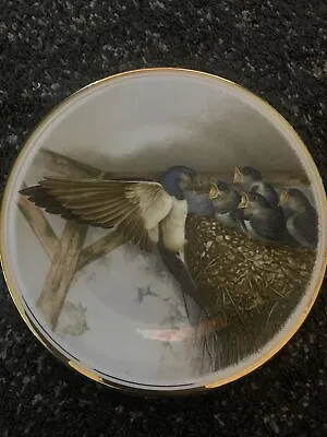 Buy Crown Staffordshire THE SWALLOW Collectors Plate Beautiful • 14.99£