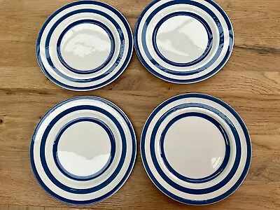 Buy 4 X Swinnertons Somerset Blue Ironstone Dinner Plates. 22cm • 25£
