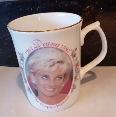 Buy Diana The People`s Princess 1961-1997 Fenton Fine Bone China Mug Staffordshire • 9.99£