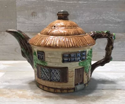 Buy BESWICK Ware Cottageware Teapot England Thatched Roof Round Hut #239 Hand Paint • 33.07£