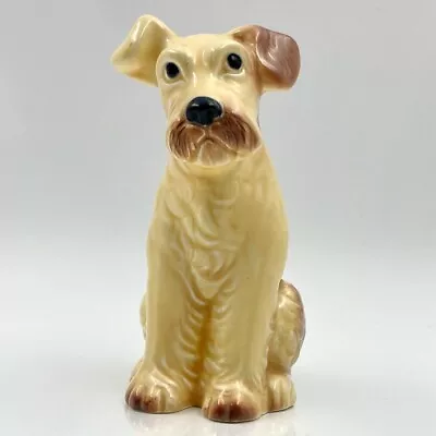 Buy Vintage Ceramic Dog Ornament Lovely Figurine Unknown Maker 5  Tall Hand Painted • 12£