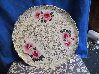 Buy Vintage Cake Plate   Floral Old Foley James Kent Ltd Shabby Chic Vgc • 7.99£