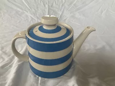 Buy T G Green  Traditional Cloverleaf Cornishware Blue & White Teapot • 27.50£