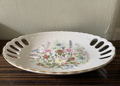 Buy Royal Aynsley Fine China Oval Plate Pie Rest 9.25ins X 7.5 Ins • 4.80£