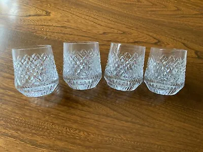 Buy 4 X Vintage Irish Crystal Whisky Tumblers Glasses • 75£