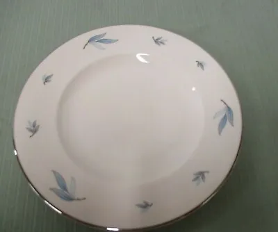 Buy Vintage Syracuse Fine China CELESTE Pattern 8  Salad Plate White Blue Leaves • 6.54£