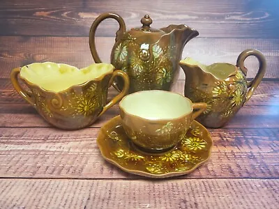 Buy Antique Christopher Dresser Linthorpe Pottery Tea Set Inc. Cup Saucer X1, Teapot • 329£