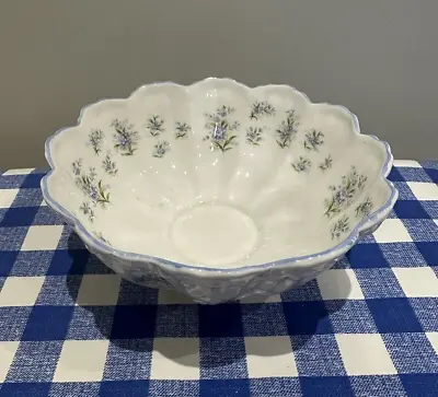 Buy Queens Staffordshire Fine Bone China Bowl Forget Me Not Pattern • 20£