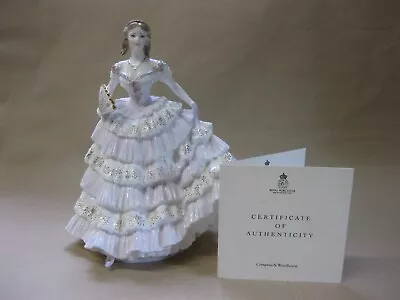 Buy Vintage Royal Worcester Bone China Figure ~ Belle Of The Ball ~ Ltd. Ed. • 99.99£