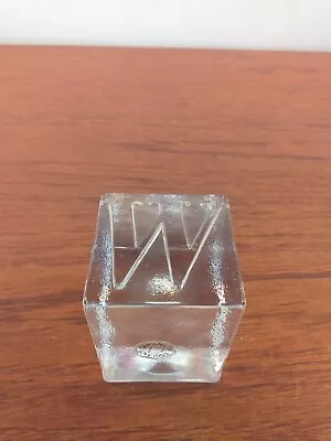 Buy Dartington Crystal Glass Letter Paperweight. ( Letter W) • 12.50£