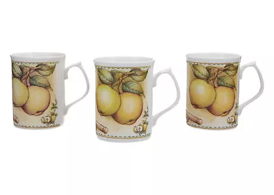 Buy Duchess Fine Bone China Apple Pie Mugs X 3 • 16£
