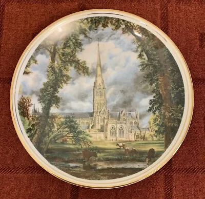 Buy Fenton China Salisbury Cathedral 1823 Painted By John Constable Plate 27cm • 4£