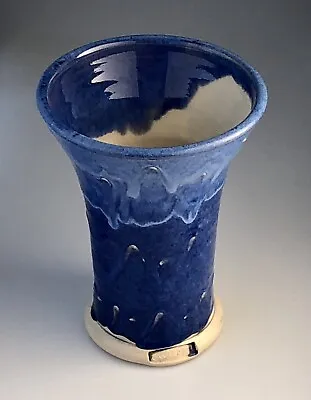 Buy Vintage Castle Arch Irish Pottery 6.5” X 3.5” Inch  Blue On Cream Ceramic • 15£