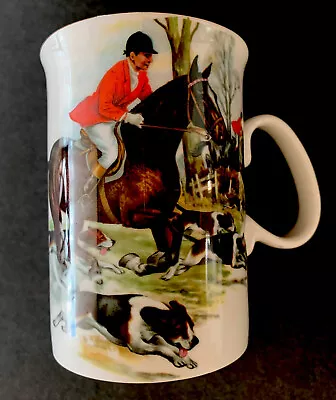 Buy VERY RARE Sheltonian English Bone China  Hunt Horses Dogs 10 OZ Coffee Mug G3-15 • 23.71£