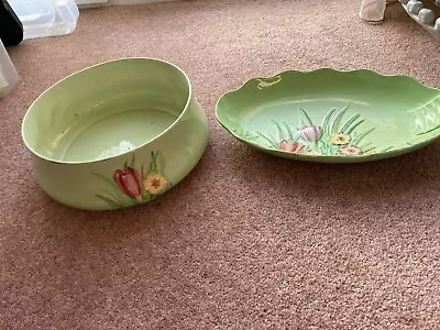 Buy Antique Carlton Ware Bowl And Lovely Tray • 35£