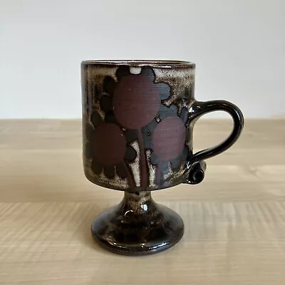 Buy Vintage 70s | Briglin Studio Pottery Glazed Earthenware | Footed Mug | Rare VGC. • 14.99£