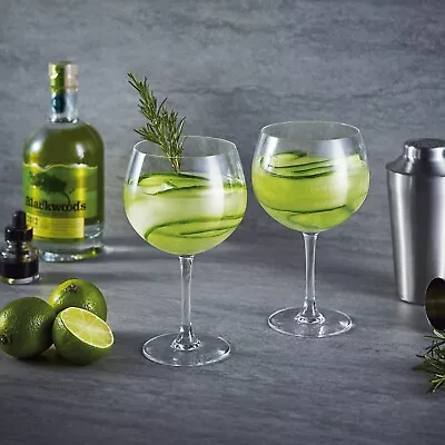 Buy Eclat Cristal D'Arques 700ml Balloon Crystal Gin Tonic Cocktail Drinking Glasses • 11.24£