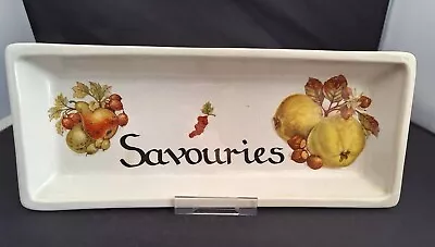 Buy Studio Szeiler Savouries Rectangular Platter Sandwich Plate Autumn Fruits Rare • 9.99£