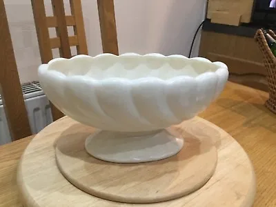 Buy Large BESWICK Cream Ware Boat Shape Vase • 75£