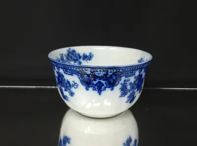 Buy NEAR MINT 6  Waste Bowl OSBORNE Grindley FLOW BLUE Antique VICTORIAN Finger Bowl • 125.46£
