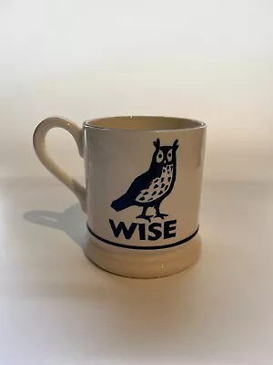 Buy Emma Bridgewater Brights Wise Owl Bird Blue 1/2 Half Pint Mug • 10.50£