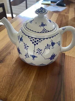 Buy Masons Denmark Blue Teapot (2 Pint) VGC • 19.50£