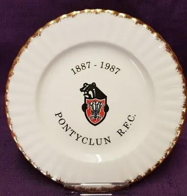 Buy Goss Bone China Pontyclun R.F.C. Commemorative Plate • 3.25£