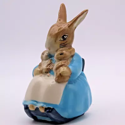 Buy Royal Doulton Beswick Beatrix Potter Figure Mrs Rabbit And Bunnies Figurine 1976 • 14.50£