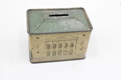 Buy Queens Dolls House Moneybox Tin Gauldon Potteries Chubb & Sons Antique Box • 0.99£