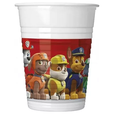 Buy Paw Patrol Cups Plastic | 200ml 8ct | Kids Children Tableware Party Decoration | • 5.99£