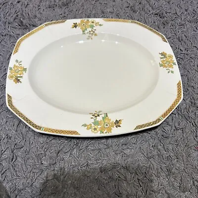 Buy Vintage Alfred Meakin Marigold Princess Shape Kensington Design Platter 36x30cm • 8.99£