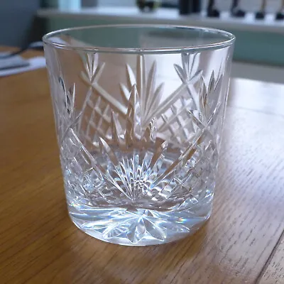 Buy Edinburgh Crystal Sutherland Pattern Oldfashioned Size Whisky Glass- Etch Marked • 18£