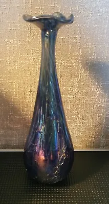 Buy Rare Signed John Ditchfield Irredescent Glassform Vase • 95£