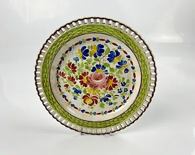 Buy A Cambrian Pottery, Swansea, Reticulated Hand-painted Plate C.1817-24#1 • 55£