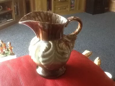 Buy Vintage Ceramic Pottery Vase Jug Stamped Foreign 289 On Base - Blue/brown • 2.45£